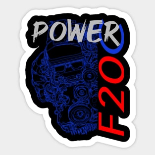 F20C Honda S2000 Engine Sticker